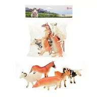 Figurki dla dzieci - Zestaw 5 figurek zwierząt hodowlanych deluxe - miniaturka - grafika 1