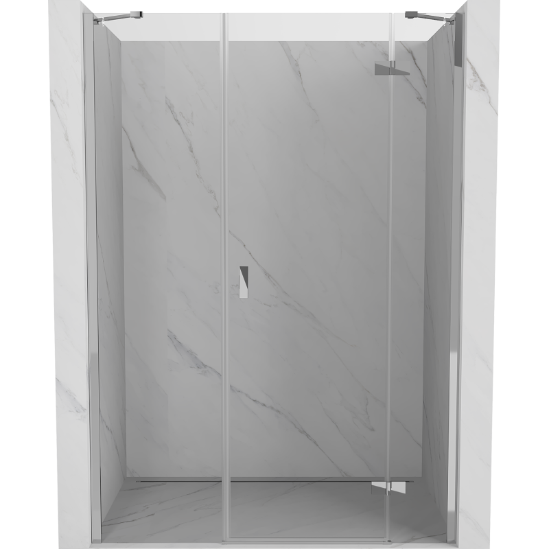 Mexen Mist-H drzwi prysznicowe uchylne prawe 150 cm, transparent, chrom - 8A5-150-001-01-00-P