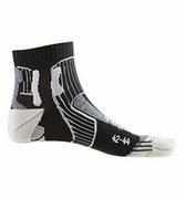 Skarpetki damskie - X-socks Skarpety Marathon Energy Socks uniseks czarny Czarny/antracyt nadruk 35-38 XS-RS10S19U - miniaturka - grafika 1