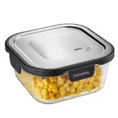 Pojemniki kuchenne - Gefu Pojemnik na żywność MILO kwadratowy 800 ml g-12757 - miniaturka - grafika 1