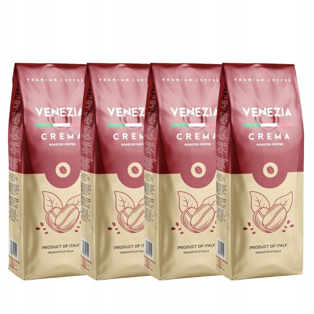 Kawa ziarnista włoska Venezia Crema 4kg