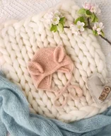 Czapki dla dzieci - Bonetka niemowlęca Baby Alpaka+Merino - miniaturka - grafika 1