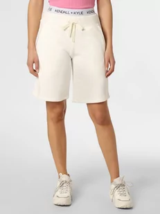KENDALL + KYLIE KENDALL + KYLIE - Damskie spodenki dresowe, biały - Spodnie sportowe damskie - miniaturka - grafika 1