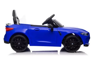Auto Na Akumulator BMW M4 Lakierowane Niebieskie - Pojazdy elektryczne dla dzieci - miniaturka - grafika 3
