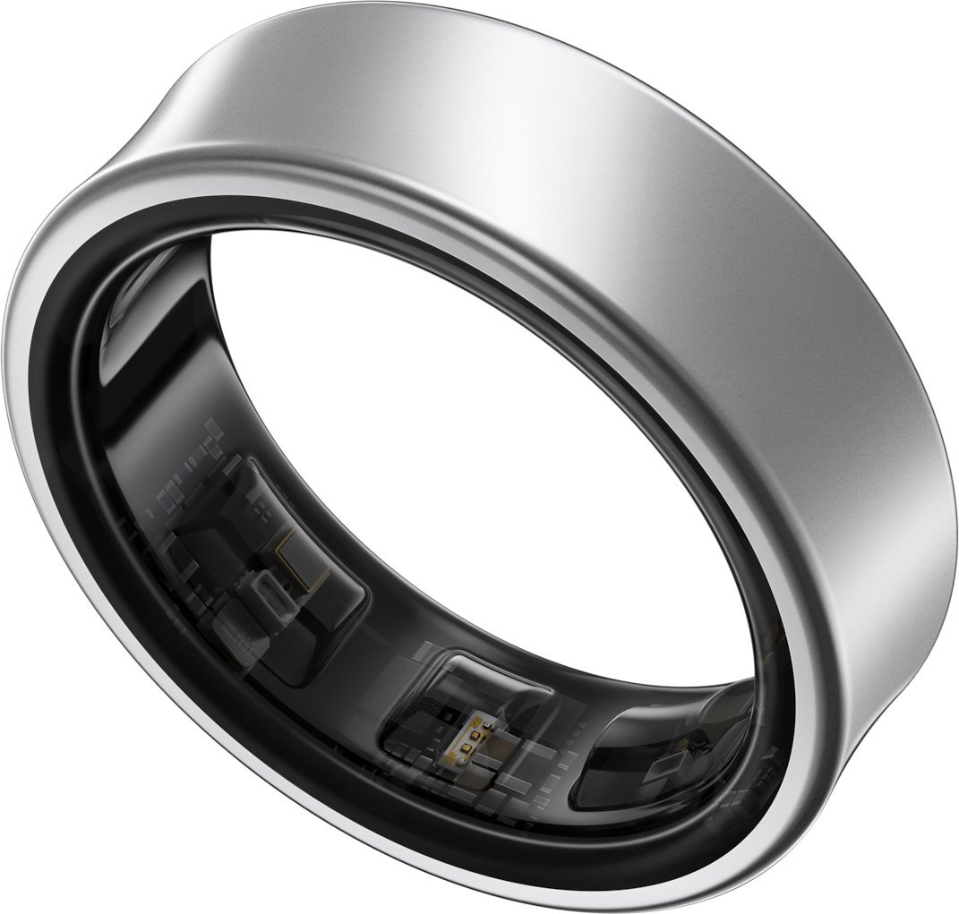 Samsung Galaxy Ring smart ring, Titanium Silver, size 11