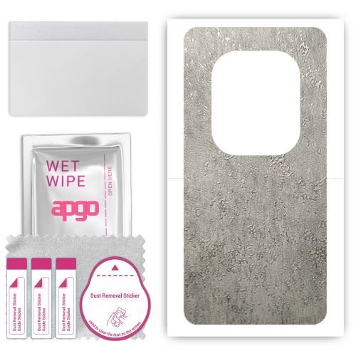 folia naklejka skórka strukturalna na TYŁ do Tecno Phantom X2 pro - Beton - apgo SKINS