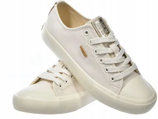 Damskie trampki Big Star tenisówki RR274768 beżowy 37 - Trampki damskie - miniaturka - grafika 1