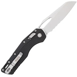 Nóż składany Microtech MSI S/E Black Polymer, Stonewashed P/S M390MK by Tony Marfione (210T-11 PMBK) - Noże - miniaturka - grafika 2
