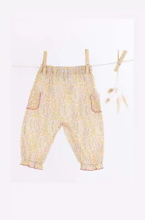 Spodnie i spodenki dla dziewczynek - Tartine et Chocolat spodnie bawełniane dziecięce kolor różowy wzorzyste - TARTINE ET CHOCOLAT - grafika 1