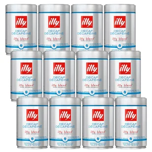 Illy Decaffeinato - Włoska kawa bezkofeinowa ziarnista, 100% Arabica 250g 12 szt - Kawa - miniaturka - grafika 1