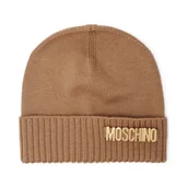 Czapki damskie - Moschino Wełniana czapka - miniaturka - grafika 1