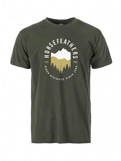 Koszulki dla chłopców - Horsefeathers SKYLINE Grape Leaf koszulka męska - XL - grafika 1