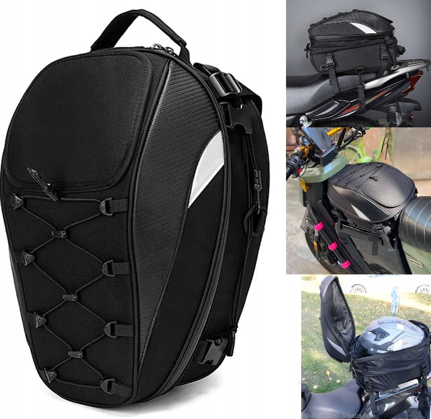 Wodoodporny Plecak Torba na kask tylne siedzenie bak Rhino 3w1 idealna