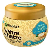 Odżywki do włosów - (DE) Garnier True Treasures, Kremowa maska ??do głębokiej pielęgnacji, zabieg na włosy z olejem arganowym z Maroka, piel - miniaturka - grafika 1