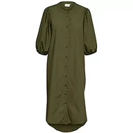 Koszule damskie - Damska koszula KAFFE z długim rękawem Casual Damska, Zielony/niebieski Artystyczne zwierzę, 32 - miniaturka - grafika 1