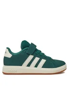 Buty dla dziewczynek - adidas Sneakersy Grand Court 00s JP5898 Zielony - miniaturka - grafika 1