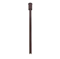 Lampy sufitowe - Podłużna lampa sufitowa metalowa ALHA 9684 Dohar sopel brązowy - miniaturka - grafika 1