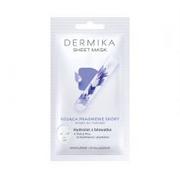 Maseczki do twarzy - Dermika Sheet Mask maska na tkaninie kojąca pragnienie skóry 17g - miniaturka - grafika 1