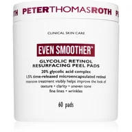 Peelingi i scruby do twarzy - Peter Thomas Roth Even Smoother™ Glycolic Retinol Resurfacing Peel Pads - miniaturka - grafika 1