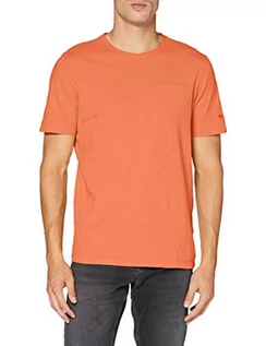 Koszulki męskie - camel active T-shirt męski, Pomarańczowy (Orange Core 42), S - grafika 1