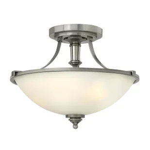 Lampa sufitowa Eliza - kolor biały, srebrny - HK/TRUMAN/SF - Lampy sufitowe - miniaturka - grafika 1