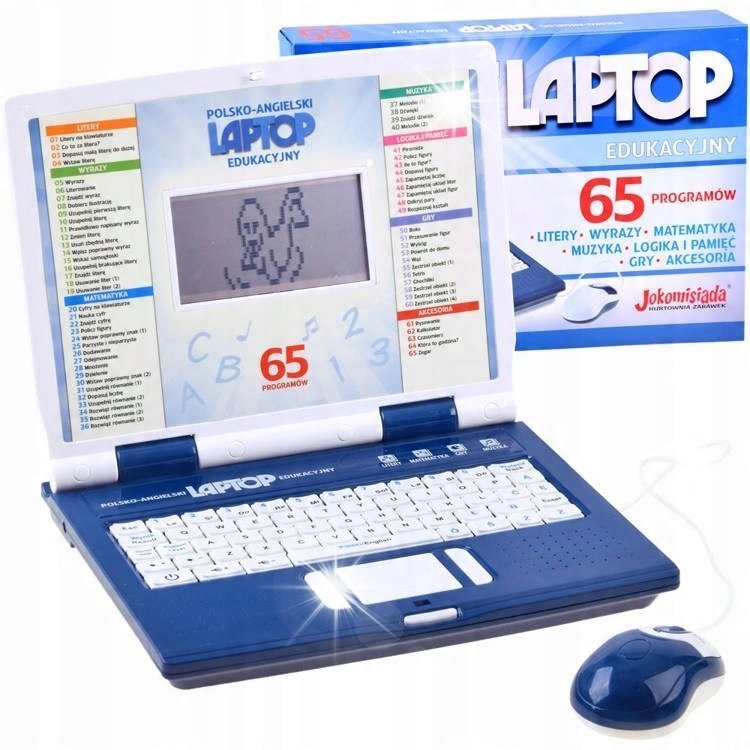 Laptop edukacyjny polsko angielski 65funkcji Z3321
