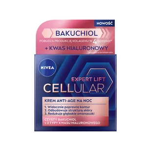 Nivea Cellular Expert Lift krem anti-age na noc 50ml 108507-uniw - Kremy do twarzy - miniaturka - grafika 1