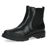 Botki damskie - Caprice Damskie botki 9-25451-41, Czarna papka, 36 EU - miniaturka - grafika 1