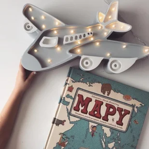 Lampka nocna dla dzieci samolot - Lampy stojące - miniaturka - grafika 1