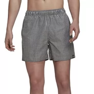 Spodnie sportowe męskie - Spodenki adidas Check Swim HA0368 - biało-czarne - Adidas - miniaturka - grafika 1