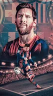 Podkładki pod mysz - PODKŁADKA POD MYSZ Nadruk 22x18 cm Lionel Messi FC Barcelona Leo Prezent - miniaturka - grafika 1