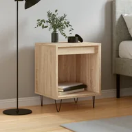 Szafki nocne - vidaXL Szafka nocna, dąb sonoma, 40x35x50 cm, materiał drewnopochodny - miniaturka - grafika 1