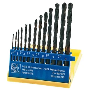 Top Tools Wiertła do metalu, komplet 13 sztuk, 2-8mm, , 60H718 - Wiertła - miniaturka - grafika 1