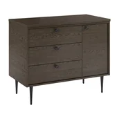 Szafki łazienkowe - Szafka łazienkowa stojąca Leo 90x45.6x71.9 cm brązowa orzech Hudson Roca - miniaturka - grafika 1