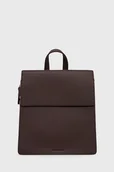 Plecaki - Trussardi plecak damski kolor brązowy mały gładki - miniaturka - grafika 1