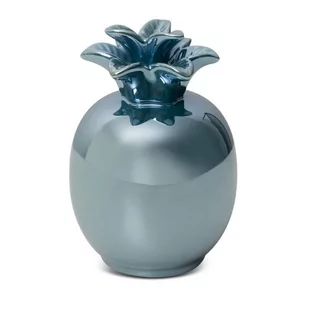 Figurka Dekoracyjna Ceramiczna Ananas Simona 11X11X16 Turkusowa - Figurki dekoracyjne - miniaturka - grafika 1