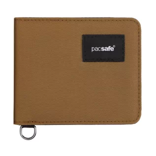 Portfele - Portfel z ochroną przed kradzieżą Pacsafe RFIDsafe Bifold Wallet Tan - grafika 1