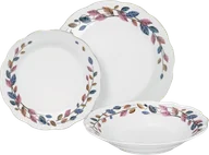 Serwisy obiadowe - Serwis obiadowy Domotti Vergo porcelanowy dla 6 osób 18-elementowy - miniaturka - grafika 1