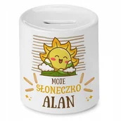 Skarbonki - Skarbonka 330 ml Dla Alana Syna Dziecka Prezent z Nadrukiem ze Zdjęciem - miniaturka - grafika 1