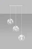 Lampy sufitowe - Sollux Lighting Lampa wisząca TULOS 3L biała - miniaturka - grafika 1
