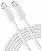 Kable USB - Kabel USB Anker A81F7G21 Biały 3 m - miniaturka - grafika 1