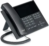Telefonia VoIP - Auerswald ! Ip Telefon schnurgebunden schwarz - miniaturka - grafika 1