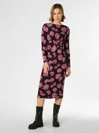 Sukienki - Lovely Sisters - Sukienka damska  Kena, czarny|wyrazisty róż|wielokolorowy - miniaturka - grafika 1