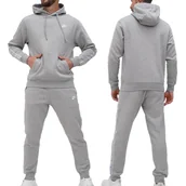 Dresy męskie - Nike komplet dresowy bluza spodnie ocieplany dres męski szary FB7296-063 XL - miniaturka - grafika 1