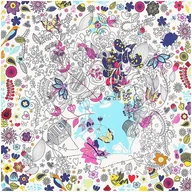 Apaszki i szaliki damskie - CHUSTA duża SZAL SZALIK Apaszka jedwabna damska - miniaturka - grafika 1