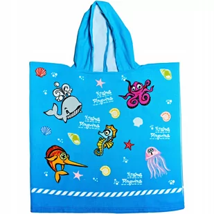 Pelerynka Plażowa Dla Dzieci Ręcznik Plażowy R. M - Okrycia kąpielowe dla dzieci - miniaturka - grafika 1