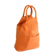 Torebki damskie - Plecak Skórzany PolskaGalanteria (PL) JOANNA JASNY POMARAŃCZOWY Skóra Naturalna Licowa - miniaturka - grafika 1