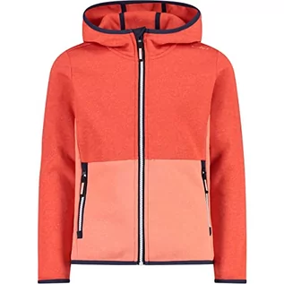 Kurtki i płaszcze dla dziewczynek - CMP - Kid G Jacket Fix Hood, Girl, Campari, 176 - grafika 1