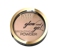 Bronzery i konturowanie twarzy - Eveline Eveline Glow&Go Bronzer w kamieniu nr 01 - miniaturka - grafika 1