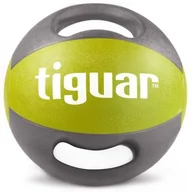 Piłki do ćwiczeń - Tiguar Piłki lekarska z uchwytami 7kg (oliwka) TI-PLU007 - miniaturka - grafika 1